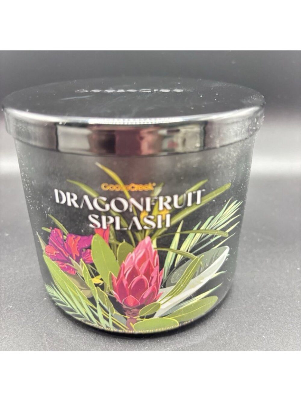 Goose Creek Dragon Fruit Splash 3 Wick Jar Candle 14.5 oz Mango Peach Guava Pink - Picture 3 of 15